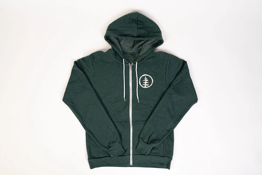 Green Zip Up Hoodie - Image 4