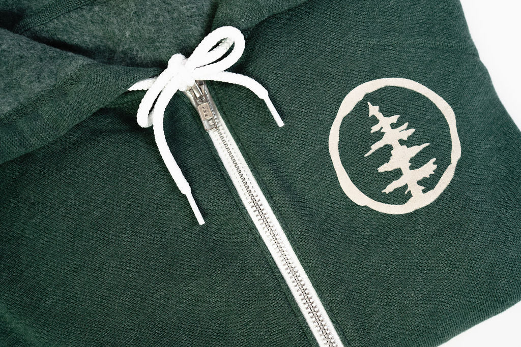 Green Zip Up Hoodie - Image 5