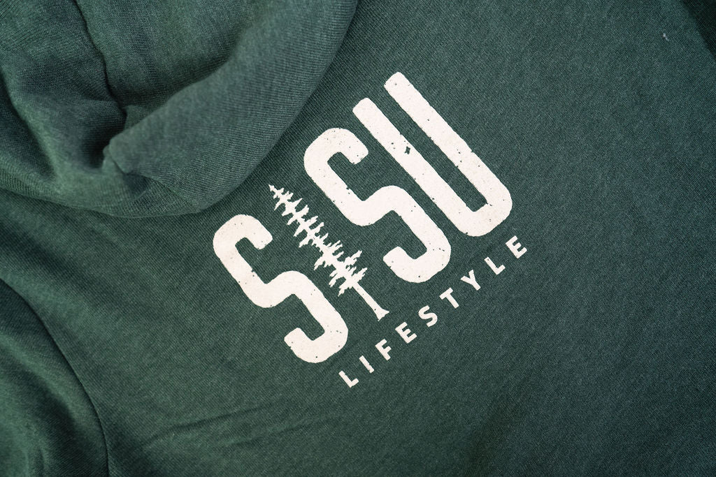 Green Zip Up Hoodie - Image 6